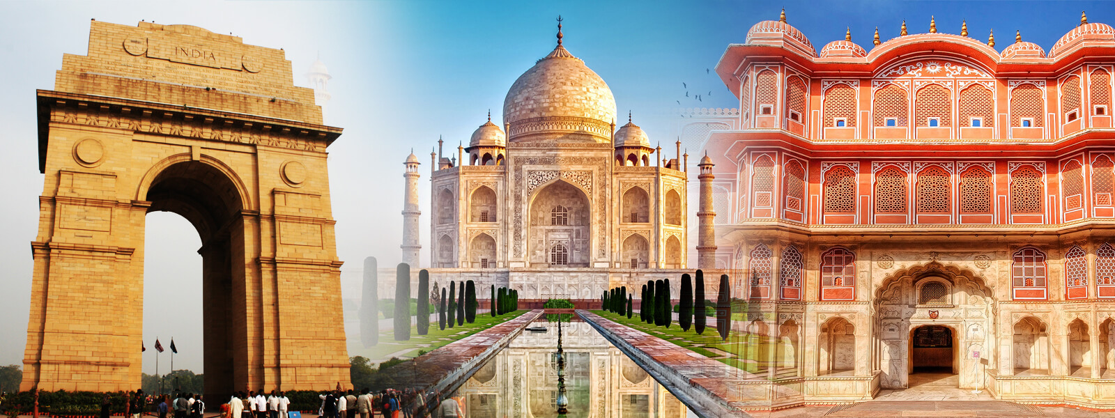 Golden Triangle Tours Package covering Delhi Jaipur Agra by Jaipur Pink City Cab